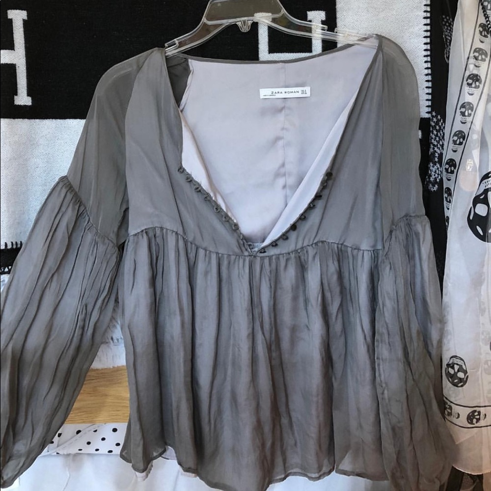 Zara flowy top